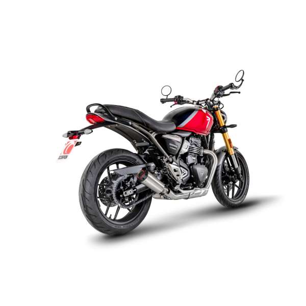 Scorpion Red Power Auspuff für Triumph Speed 400 2024-2026 Motorräder