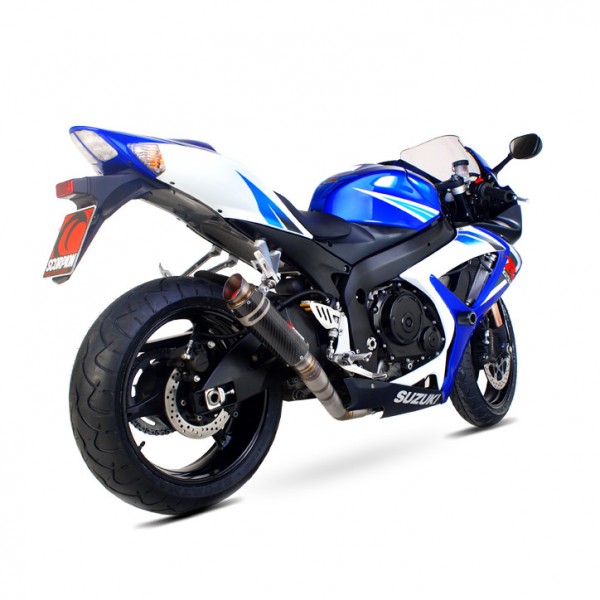 Scorpion RP-1 GP Auspuff für Suzuki GSX R 600 / 750 2006-2007 Motorräder