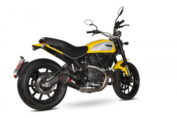 Scorpion Serket Taper Auspuff für Ducati Scrambler 800