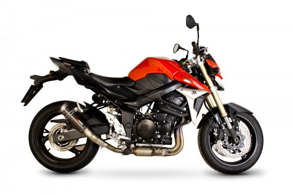 Scorpion RP-1 GP Auspuff für Suzuki GSR 750 2011-2016 Carbon seitlich