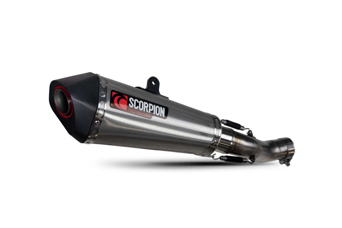 Scorpion Exhaust Red Power Slipon Stainless Triumph Speed Triple