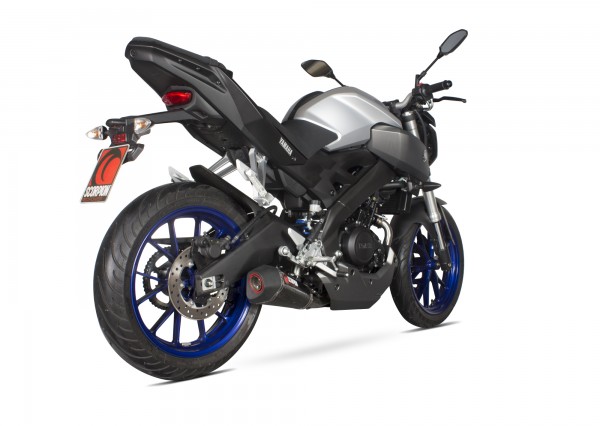 Scorpion Serket Taper Komplettanlage für Yamaha MT 125 2014-2019 Motorräder