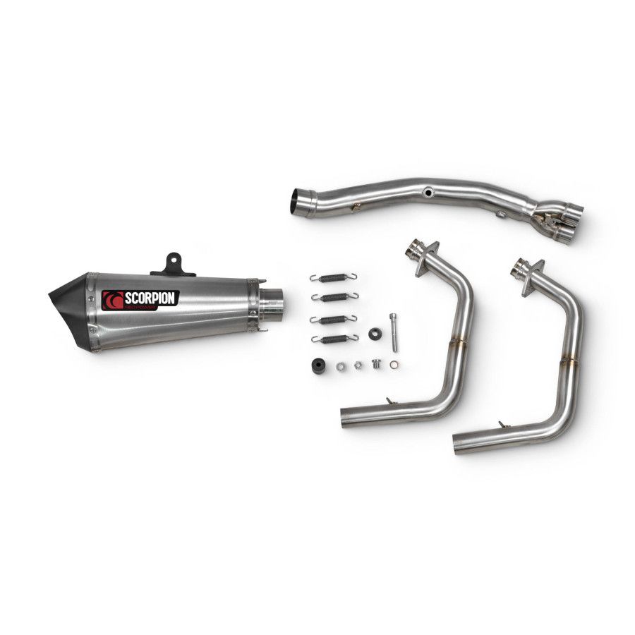Scorpion Serket Taper Komplettanlage für Kawasaki Ninja 400 2018