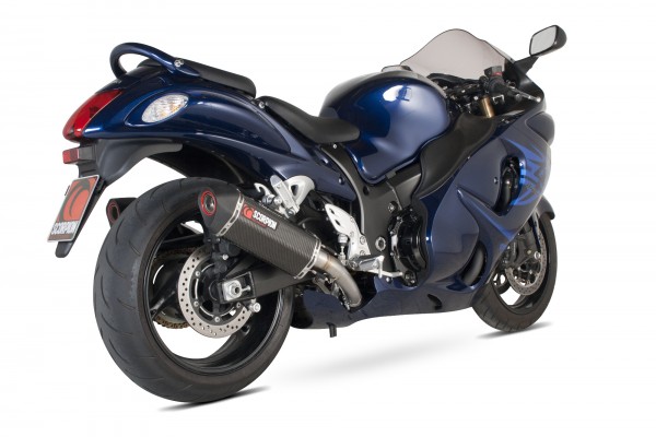 Scorpion Serket Parallel Auspuff für Suzuki GSX 1300 R Hayabusa 2008-2016 Motorräder