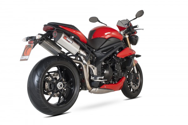 Scorpion Serket Parallel Auspuff für Triumph Speed Triple 1050 2011-2015 Motorräder