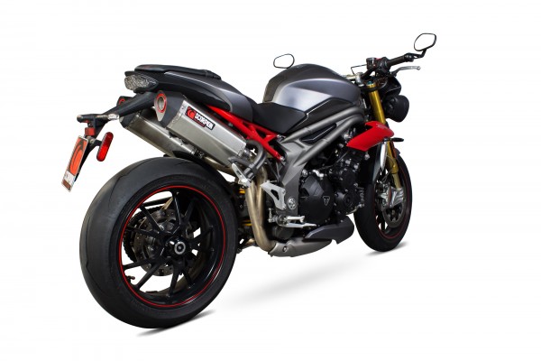 Scorpion Serket Parallel Auspuff für Triumph Speed Triple 1050 2016-2017 Motorräder