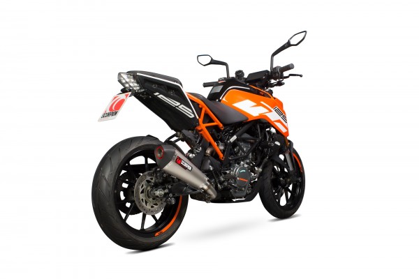 Scorpion Serket Taper Auspuff für KTM Duke 125 2017-2020 Motorräder