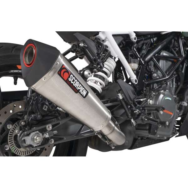 Scorpion Serket Taper Auspuff für KTM Duke 390 2021 Motorräder