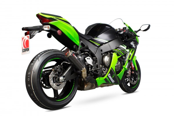 Scorpion RP-1 GP Auspuff für Kawasaki Ninja ZX 10 R 2016-2020 / RR 2017-2020 / R SE 2018-2020