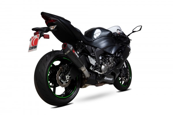 Scorpion Serket Taper Auspuff für Kawasaki Ninja ZX 6 R / 636 2019-2020 Motorräder