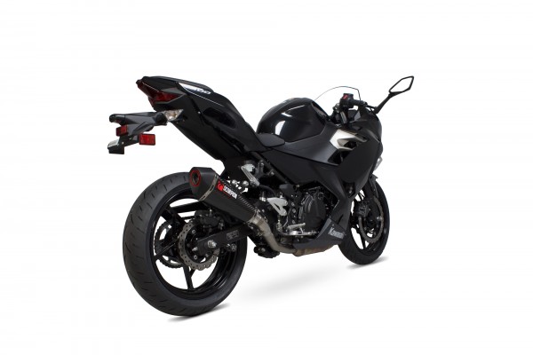 Scorpion Serket Taper Auspuff für Kawasaki Ninja 400 2018-2023 Motorräder