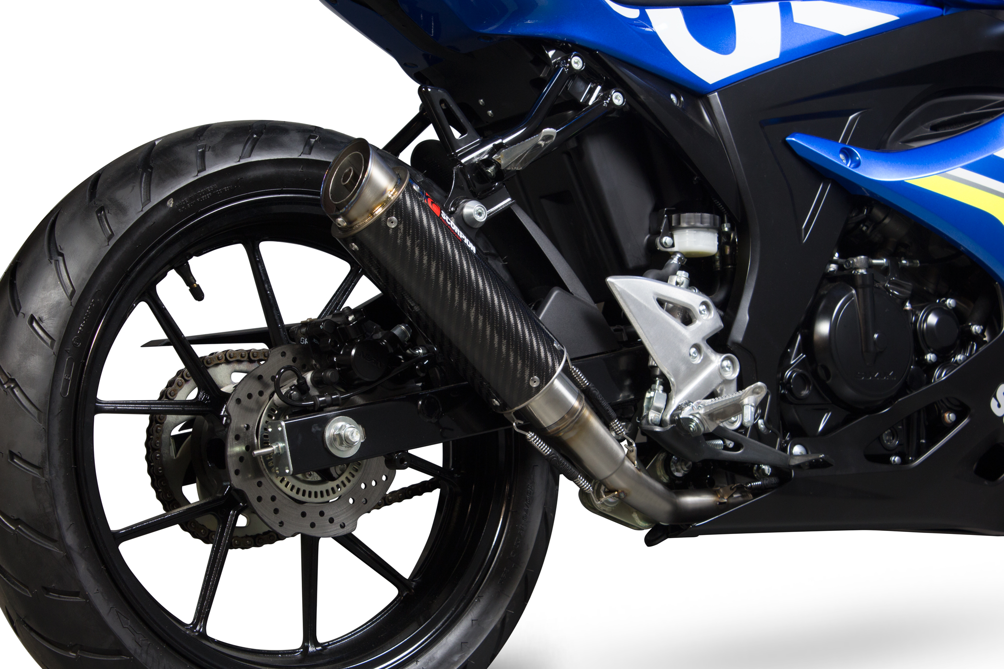 Scorpion RP1 GP Komplettanlage für Suzuki GSX R 125 / GSX