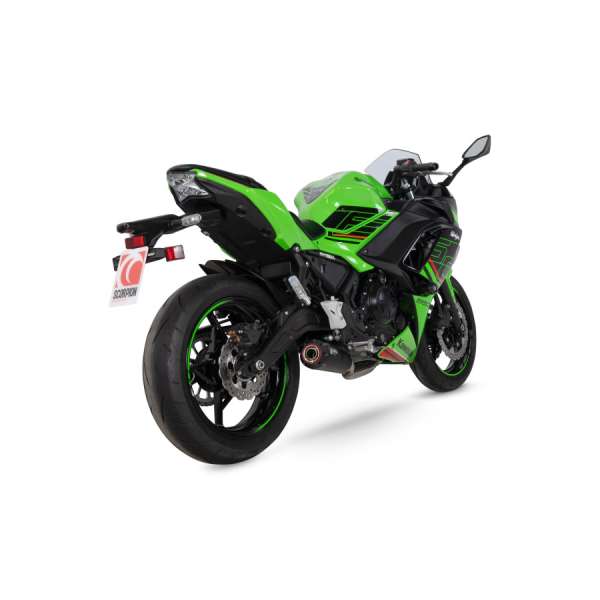 Scorpion Red Power Komplettanlage für Kawasaki Ninja 650 2023 Motorräder