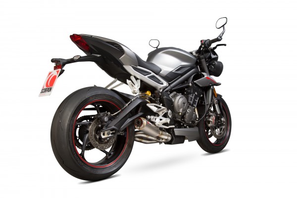 Scorpion RP-1 GP Auspuff für Triumph Street Triple 765 R / S / RS 2017-2019 Motorräder