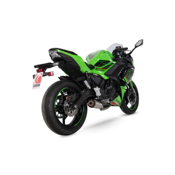 Scorpion Red Power Komplettanlage für Kawasaki Ninja 650 2023 Motorräder