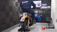 Scorpion Red Power Komplettanlage für Honda Monkey 125 2018-2022 Motorräder