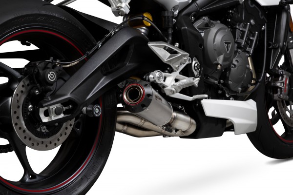 Scorpion Red Power Auspuffanlage für Triumph Street Triple 765 R / S / RS 2017-2019 Motorräder