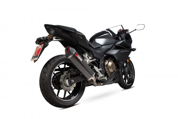 Scorpion Serket Parallel Auspuff für Honda CBR 500 R 2017- 2018 Motorräder