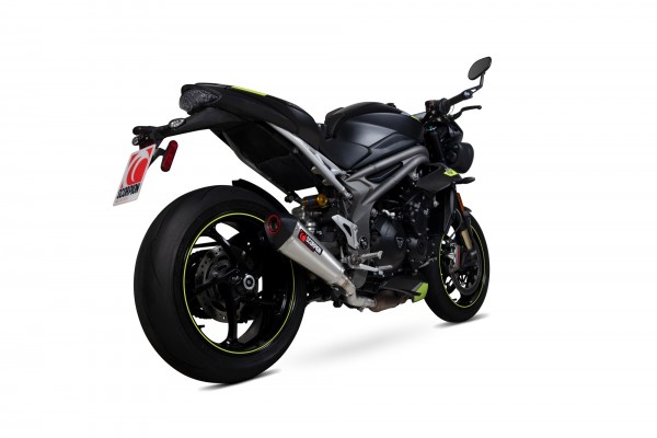 Scorpion Serket Taper Endtopf für dein Triumph Speed Triple 1050 R / S / RS 2018-2020 Motorrad!