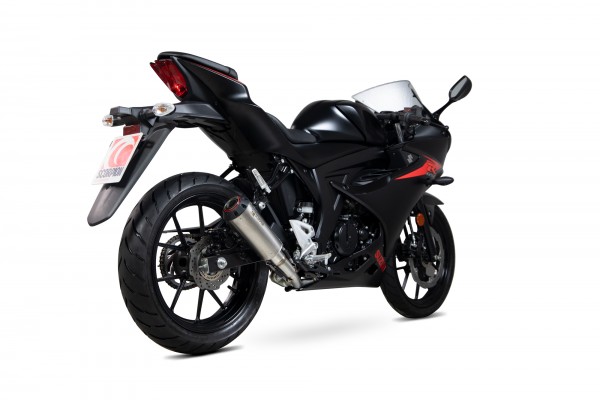 Scorpion Red Power Komplettanlage für Suzuki GSX R 125 / 150 2017-2020 Motorräder