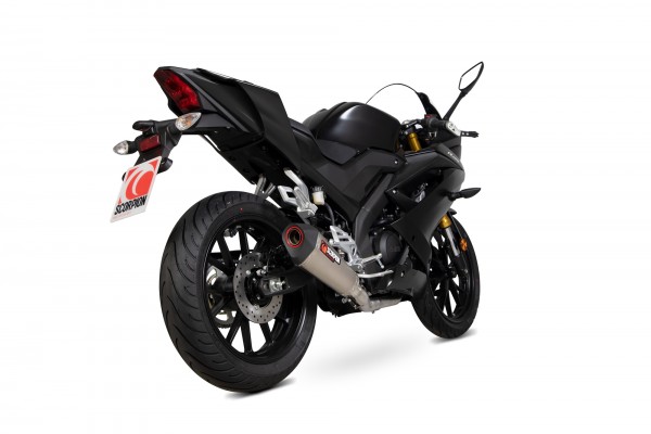 Scorpion Serket Taper Komplettanlage für Yamaha YZF R 125 / R 15 2019-2020 Motorräder