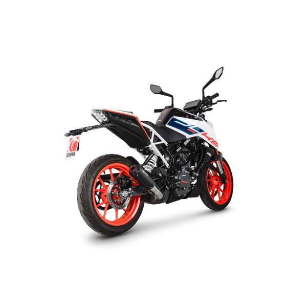 Scorpion Red Power Auspuff für KTM 125 Duke 2021-2023 Motorräder
