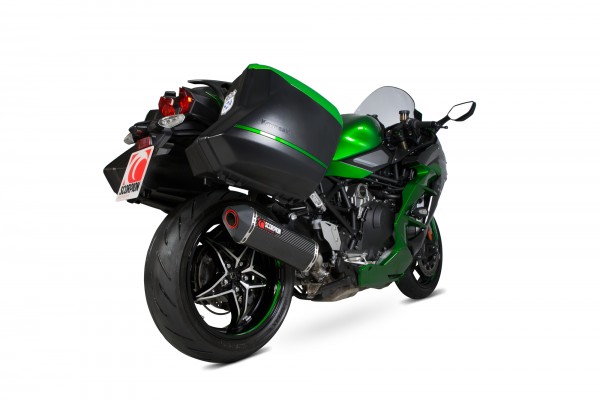 Scorpion Serket Parallel Auspuff für Kawasaki Ninja H 2 SX / SE 2018-2020 Motorräder