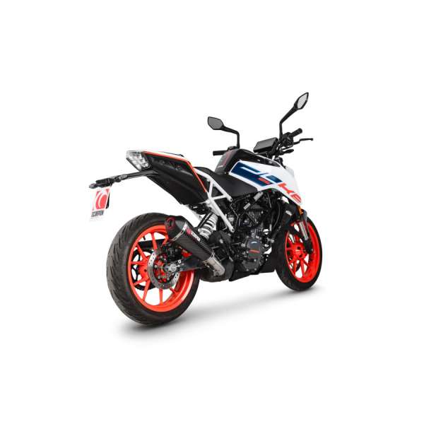Scorpion Serket Taper Auspuff für KTM 125 Duke 2021-2023 Motorräder