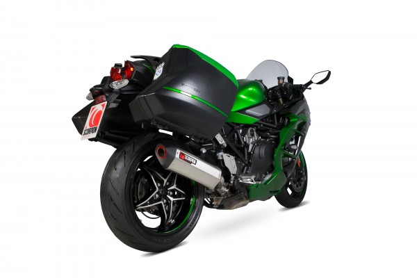 Scorpion Serket Parallel Auspuff für Kawasaki Ninja H 2 SX / SE 2018-2020 Motorräder