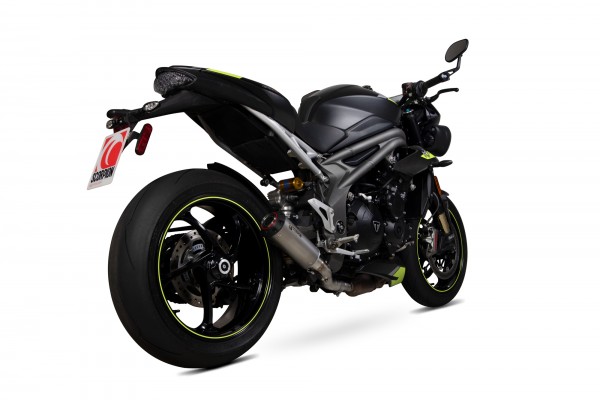 Scorpion Red Power Auspuff für Triumph Speed Triple 1050 R / S / RS 2018-2020 Motorräder