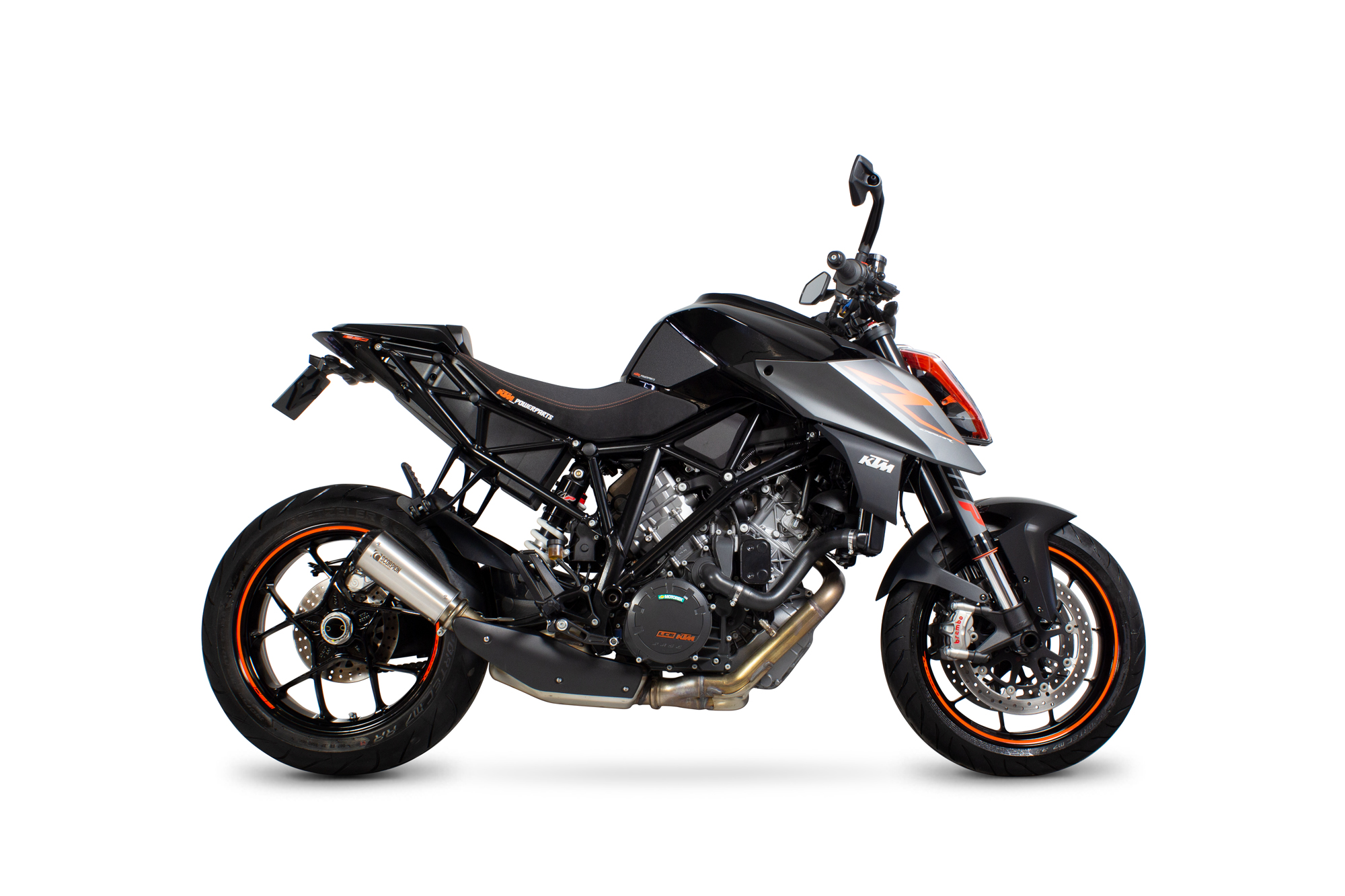 thumbnail image 2 of Scorpion Red Power Slip-On Exhaust For KTM 1290 Super Duke R / GT 2014–2019 – Stainless Steel, UK Made 2 of 6
