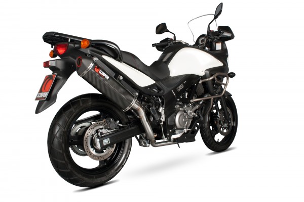 Scorpion Serket Parallel Auspuff für Suzuki DL 650 V Strom 2012-2016 Motorräder