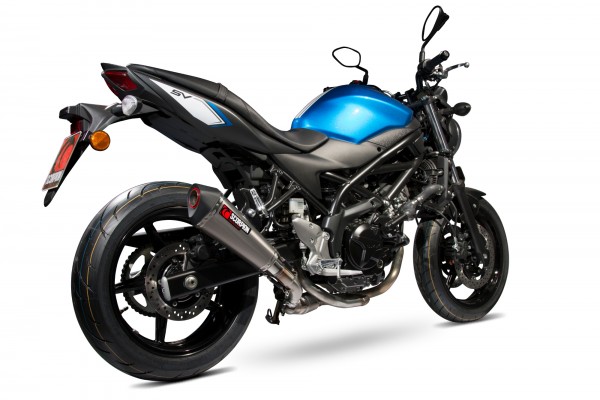 Scorpion Serket Taper Auspuff für Suzuki SV 650 2016-2020 / SV 650 X 2018-2020 Motorräder