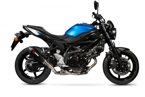 Scorpion Serket Taper Auspuff für Suzuki SV 650 2016-2020 / SV 650 X 2018-2020 Motorräder