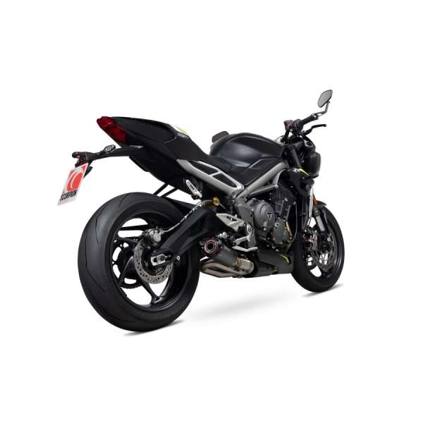 Scorpion Red Power Auspuffanlage für Triumph Street Triple 765 R / RS 2020-2022 Motorräder