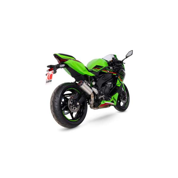 Scorpion Red Power Auspuff für Kawasaki Ninja ZX 4 RR 2023 Motorräder