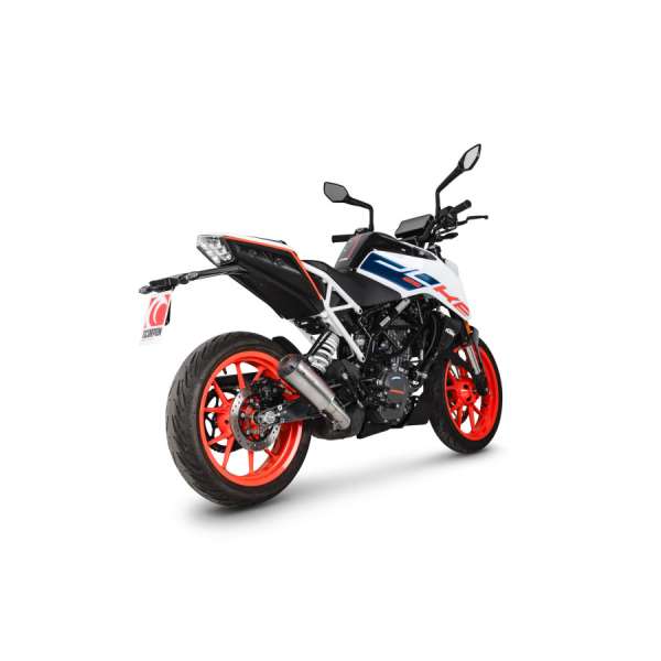 Scorpion Red Power Auspuff für KTM 125 Duke 2021-2023 Motorräder